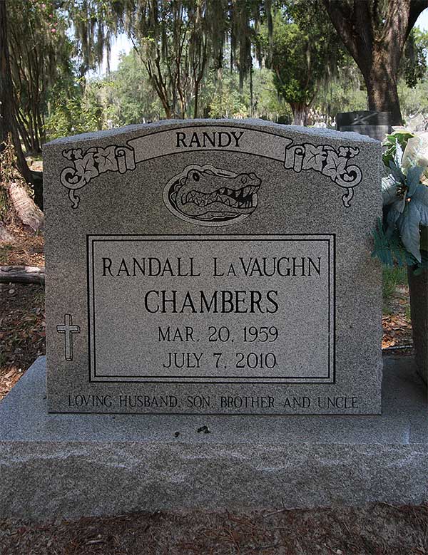 Randall LaVaughn Chambers Gravestone Photo