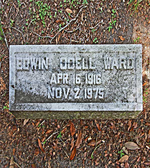 Edwin Odell Ward Gravestone Photo