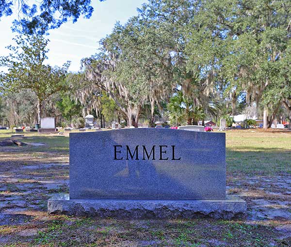  Emmel Family Monument Gravestone Photo