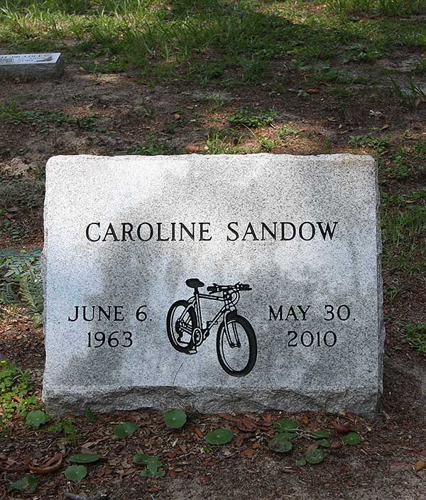 Caroline Sandow Gravestone Photo