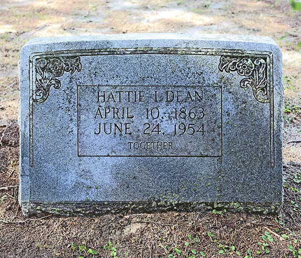 Hattie I. Dean Gravestone Photo