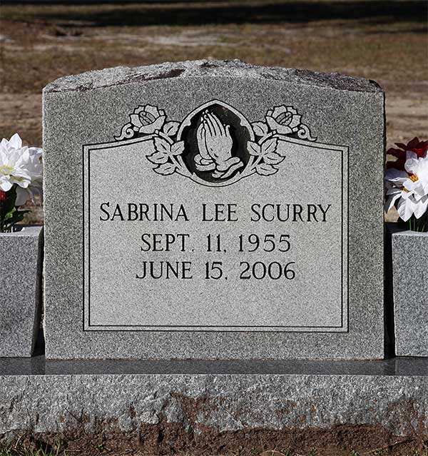 Sabrina Lee Scurry Gravestone Photo