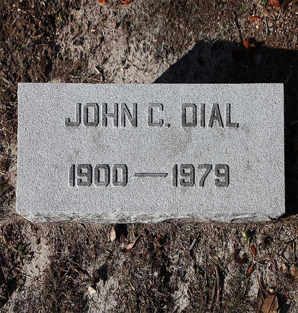 John C. Dial Gravestone Photo
