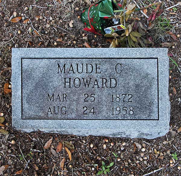 Maude C. Howard  Gravestone Photo