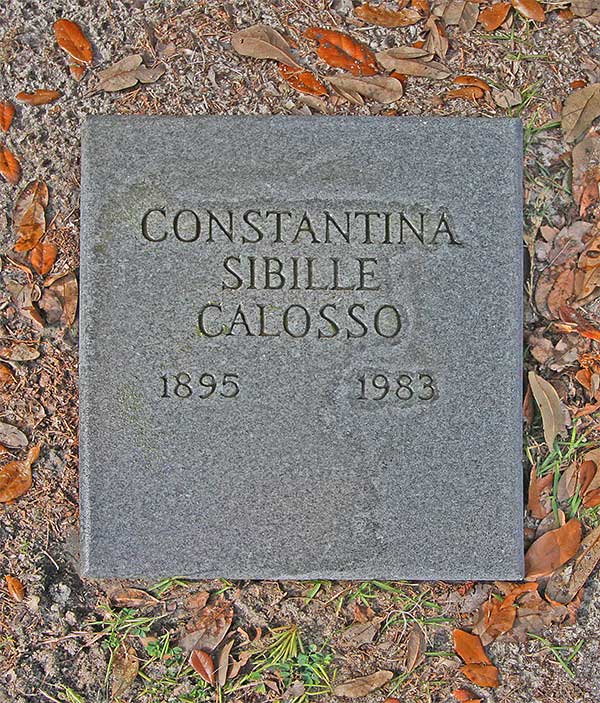 Constantina Sibille Calosso Gravestone Photo