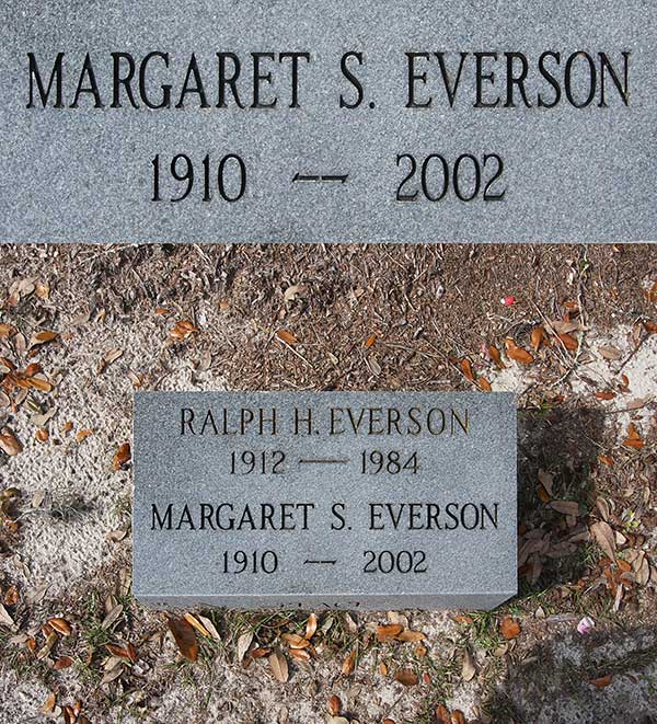 Margaret S. Everson Gravestone Photo