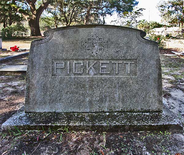  Pickett Family Monument Gravestone Photo