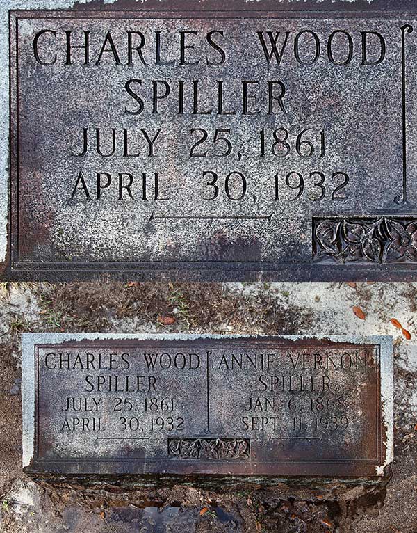 Charles Wood Spiller Gravestone Photo