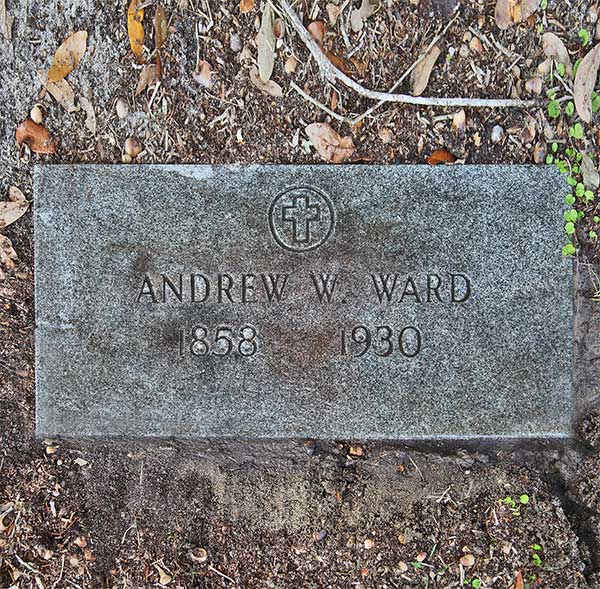Andrew W. Ward Gravestone Photo