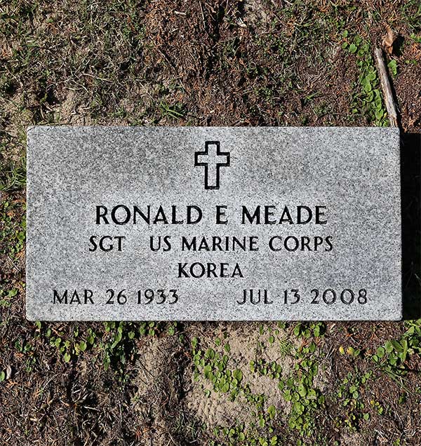 Ronald E. Meade Gravestone Photo