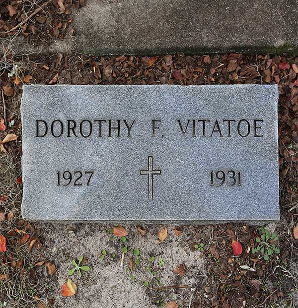 Dorothy F. Vitatoe Gravestone Photo