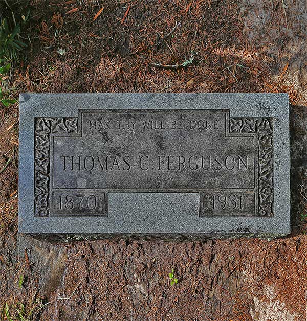 Thomas C. Ferguson Gravestone Photo