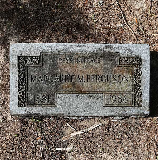 Margaret M. Ferguson Gravestone Photo