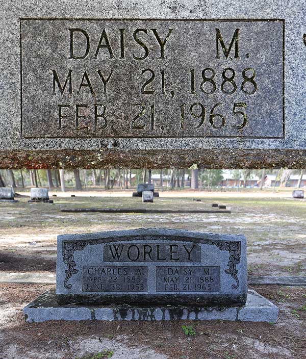 Daisy M. Worley Gravestone Photo