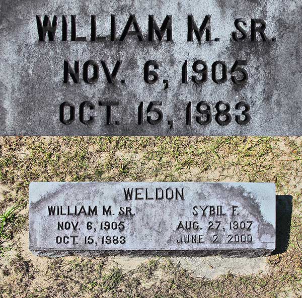 William M. Weldon Gravestone Photo