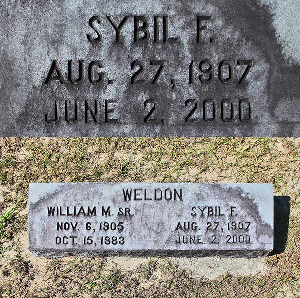 Sybil F. Weldon Gravestone Photo