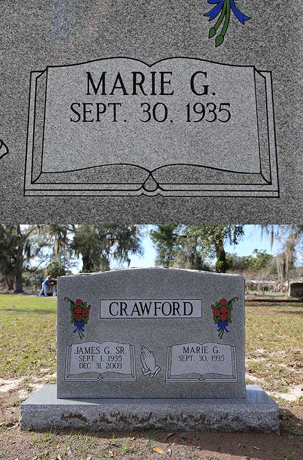 Marie G. Crawford Gravestone Photo