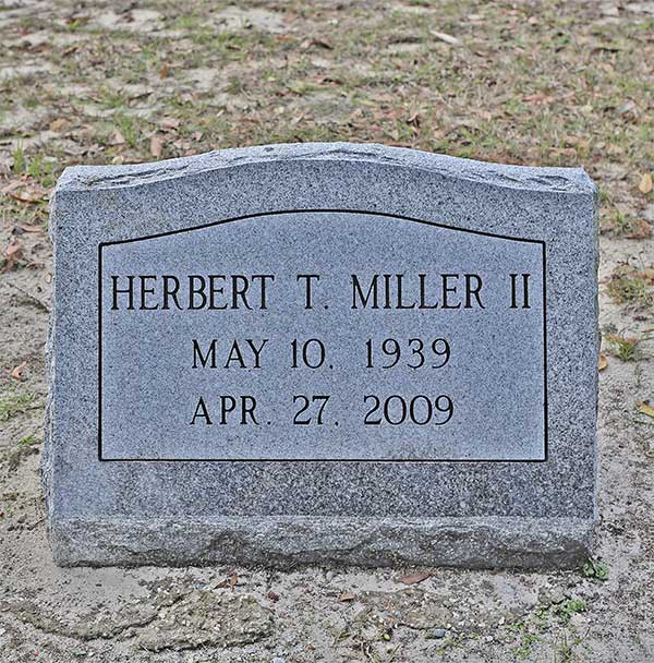 Herbert T. Miller Gravestone Photo