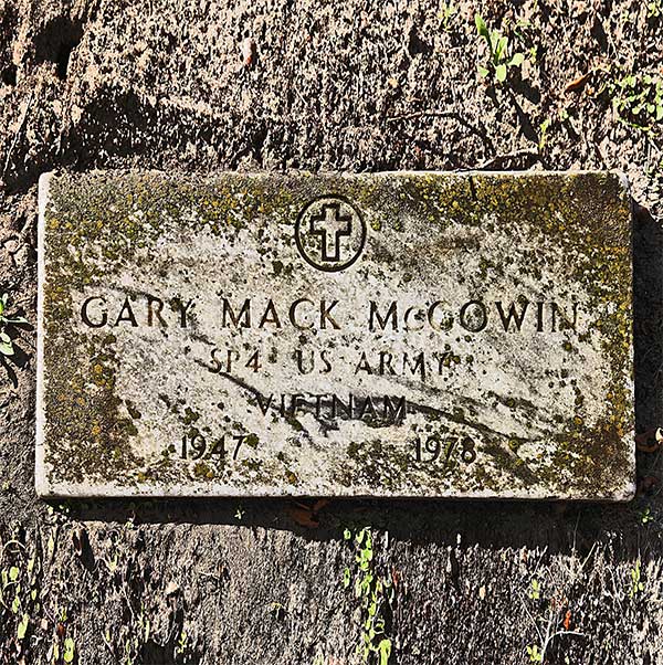 Gary Mack McGowin Gravestone Photo