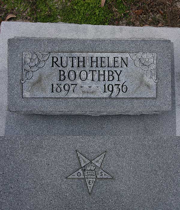 Ruth Helen Boothby Gravestone Photo