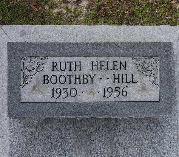 Ruth Helen Boothby-Hill Gravestone Photo