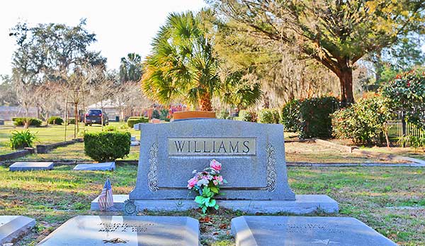  Williams Family Monument Gravestone Photo