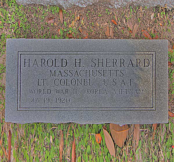 Harold H. Sherrard Gravestone Photo