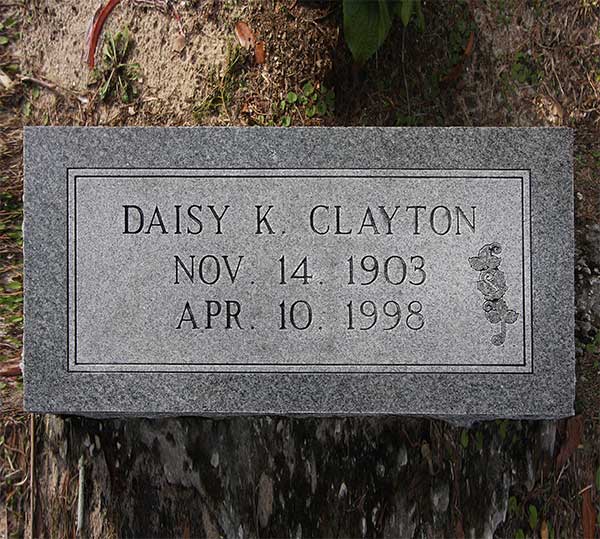 Daisy K. Clayton Gravestone Photo