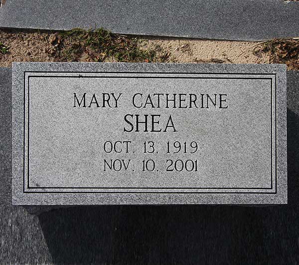 Mary Catherine Shea Gravestone Photo