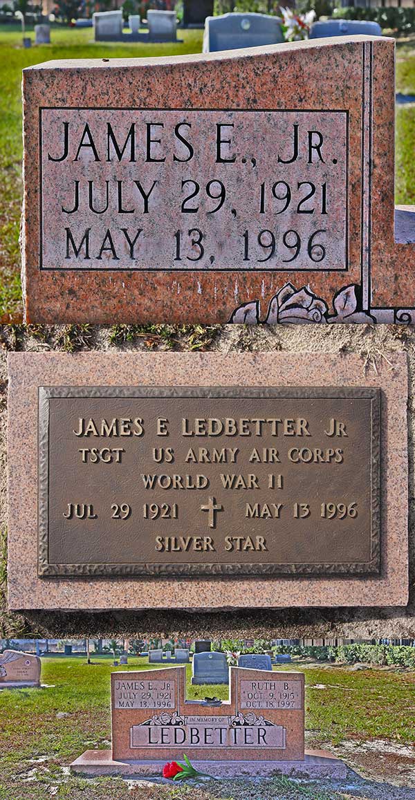 James E. Ledbetter Gravestone Photo