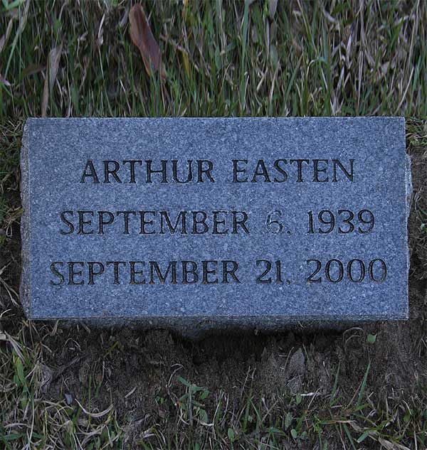 Arthur Easten Gravestone Photo