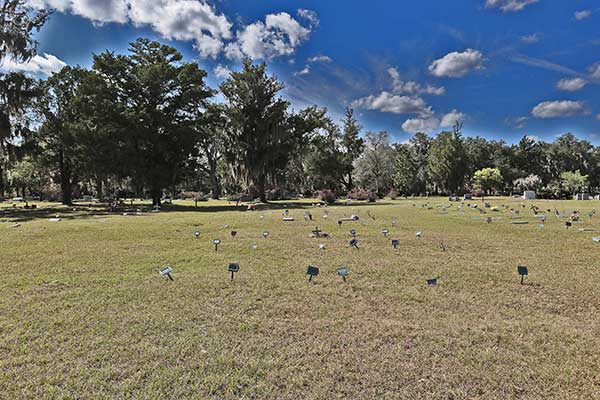  Wide View from the field Gravestone Photo