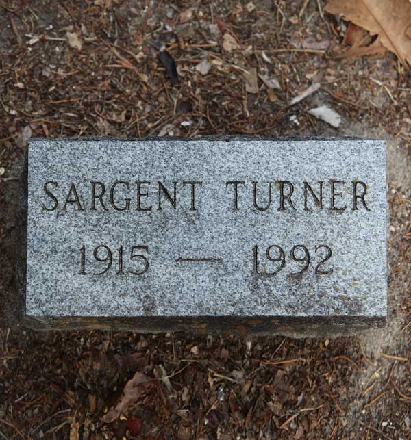 Sargent Turner Gravestone Photo