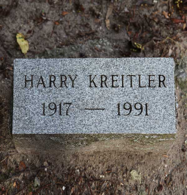 Harry Kreitler Gravestone Photo