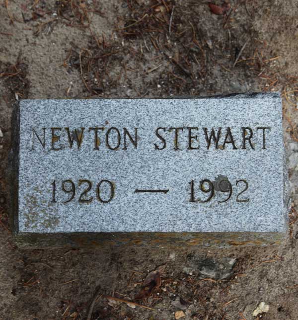 Newton Stewart Gravestone Photo