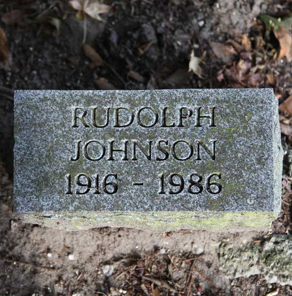 Rudolph Johnson Gravestone Photo