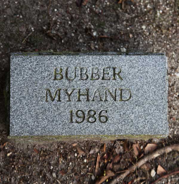Bubber Myhand Gravestone Photo