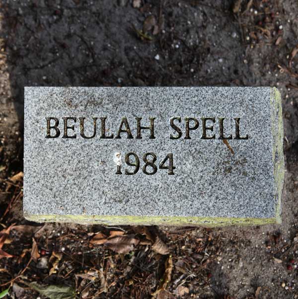 Beulah Spell Gravestone Photo