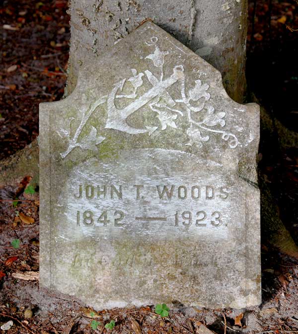 John T. Woods Gravestone Photo