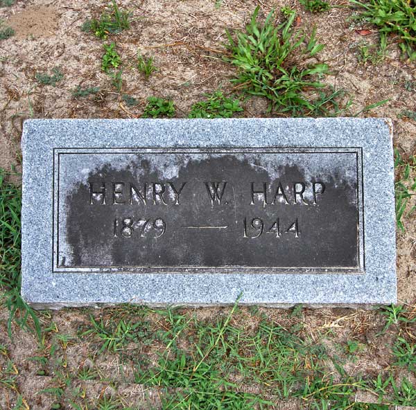 Henry W. Harp Gravestone Photo