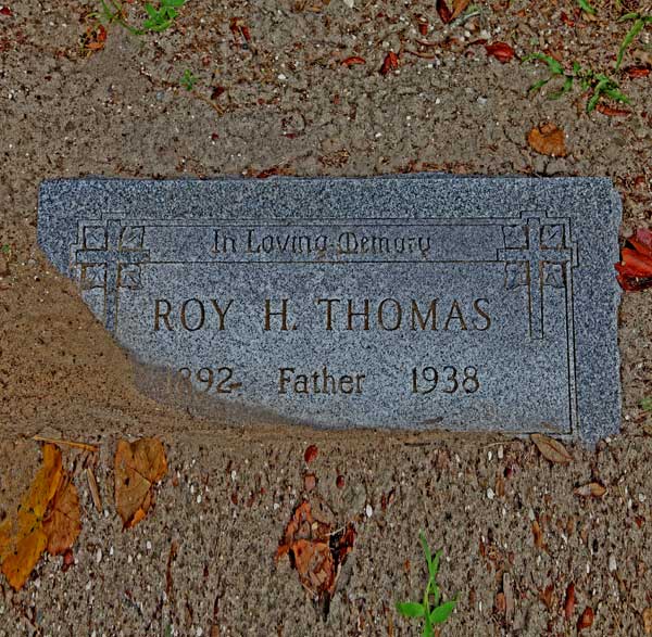 Roy H. Thomas Gravestone Photo