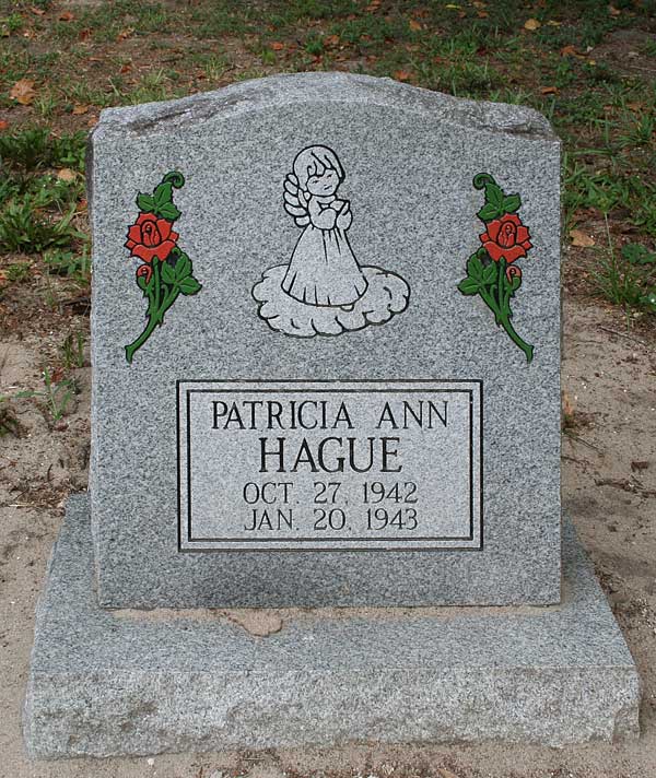 Patricia Ann Hague Gravestone Photo