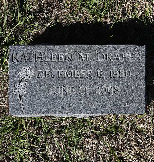 Kathleen M. Draper Gravestone Photo