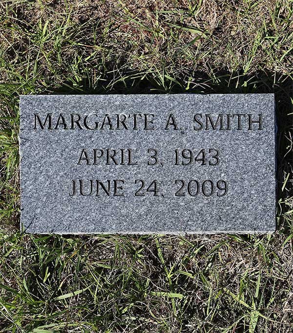 Margarte A. Smith Gravestone Photo