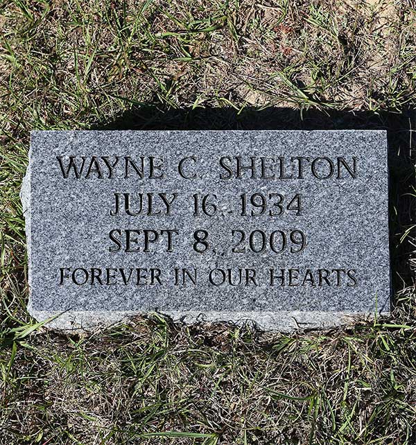 Wayne C. Shelton Gravestone Photo