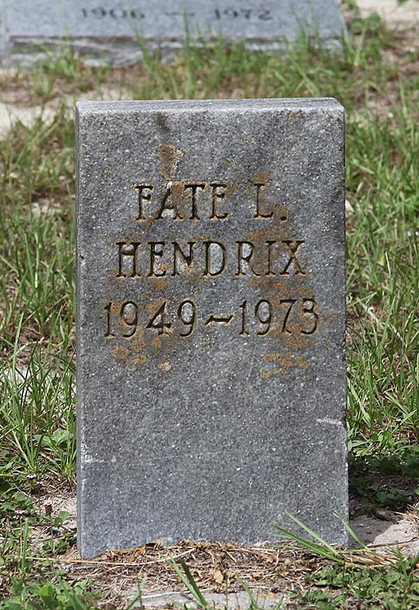 Fate L. Hendrix Gravestone Photo