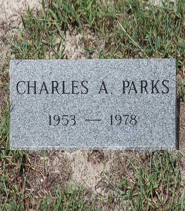 Charles A. Parks Gravestone Photo