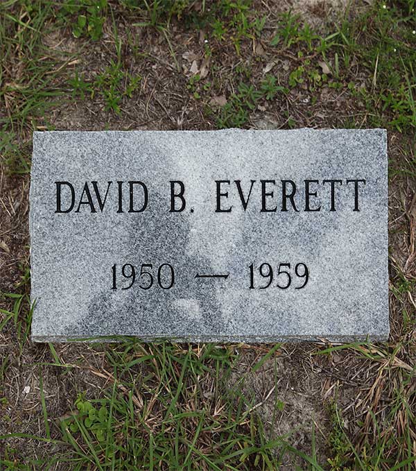 David B. Everett Gravestone Photo