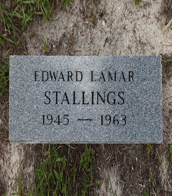 Edward Lamar Stallings Gravestone Photo