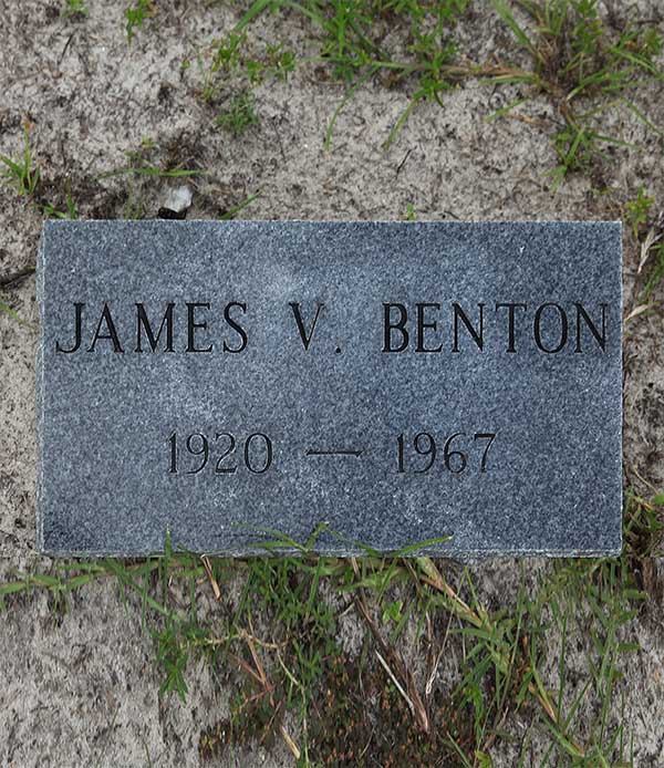 James V. Benton Gravestone Photo